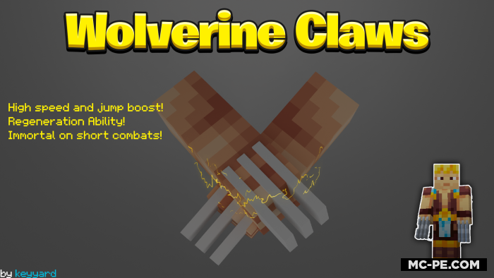 Wolverine Claws [1.19] [1.18] — люди икс когти росомахи