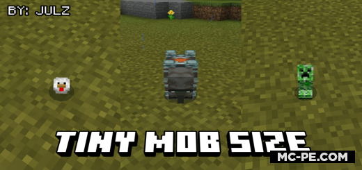 Tiny Mob Size [1.19] [1.18] — маленькие мобы