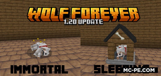 Wolf Forever [1.20] [1.19] — домики для собак