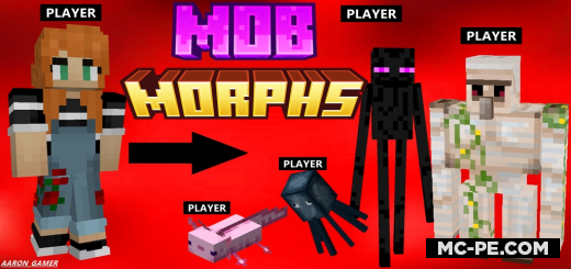 AG’s Morph Mobs [1.21] [1.20] [1.19] — превращение в любую сущность