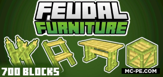 Feudal (Medieval) Furniture [1.21] [1.20] [1.19] — феодальная мебель и декор