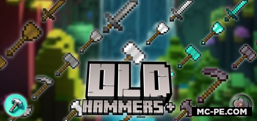 Old Hammers + [1.20] [1.19] — супер эффективные инструменты и оружие