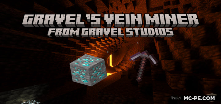 Gravel’s Vein Miner [1.21] — быстрая добыча руды