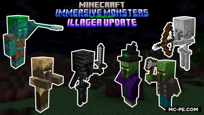 Immersive Monsters Illager Update [1.21] — улучшенные монстры