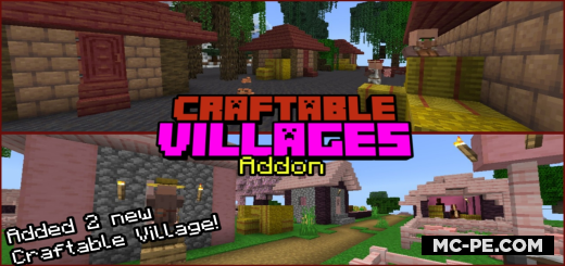 Craftable Villages [1.21] [1.20] [1.19] — создаваемые деревни