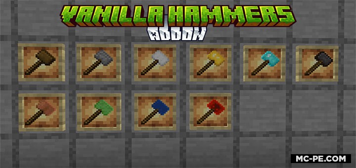 Vanilla Hammers [1.21] [1.20] — классические молоты