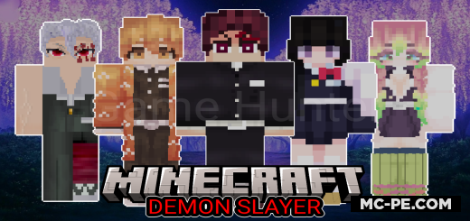 Demon Slayer [1.21] — персонажи из аниме Клинок, рассекающий демонов