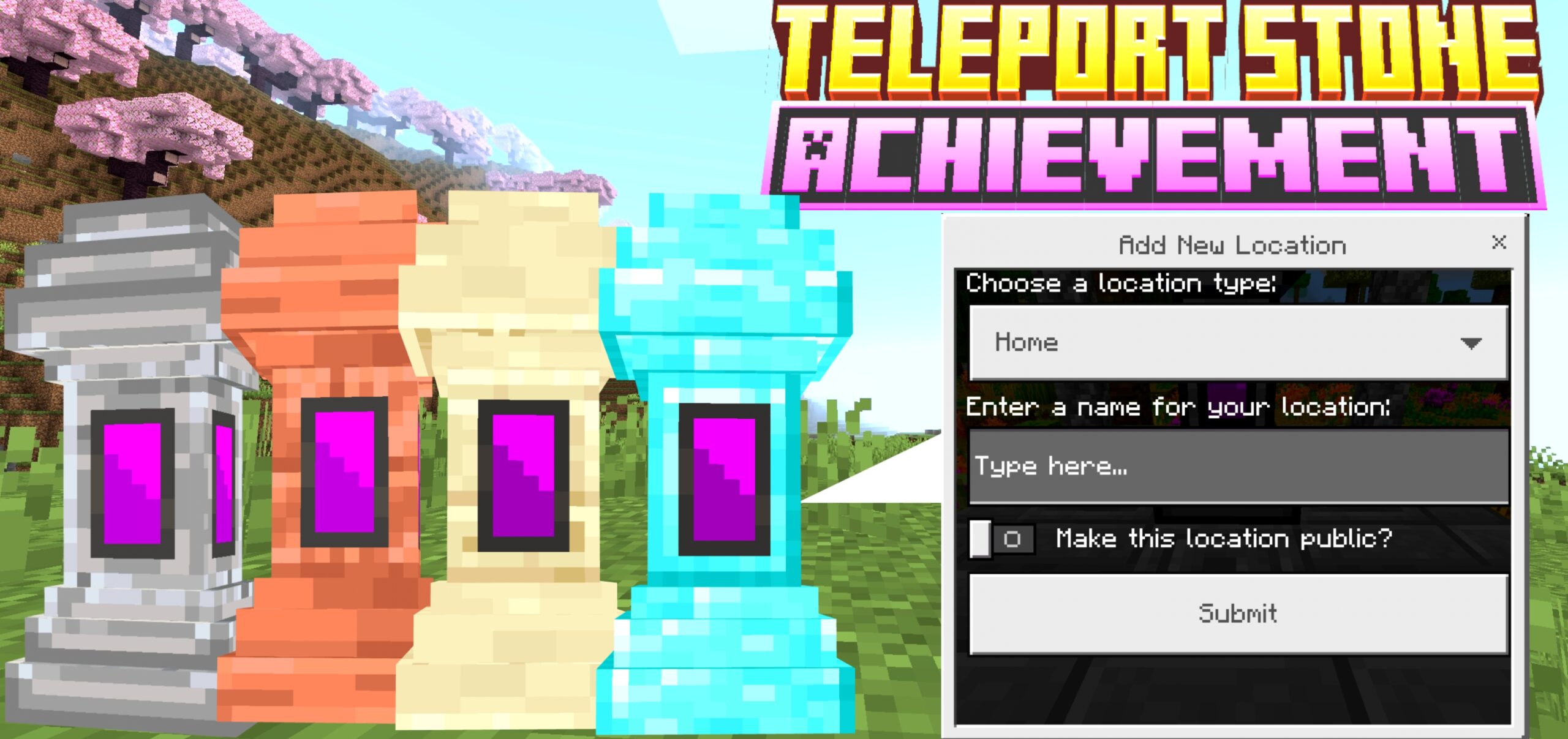 Мод Teleport Stone [1.26] [1.21] — камни телепортации - Моды для ...