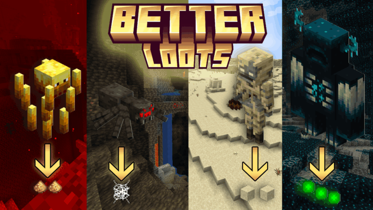 Мод Better Loots [1.26] [1.21] — улучшенная добыча