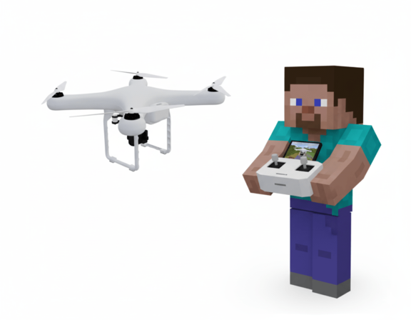 Мод Drone [1.26] [1.21] — дроны с камерой