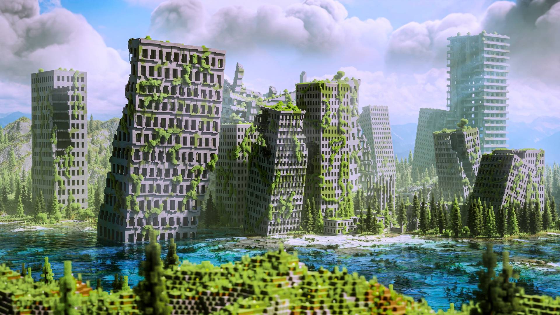 Карта Post Apocalypse City [1.26] [1.21] — выживание в ...