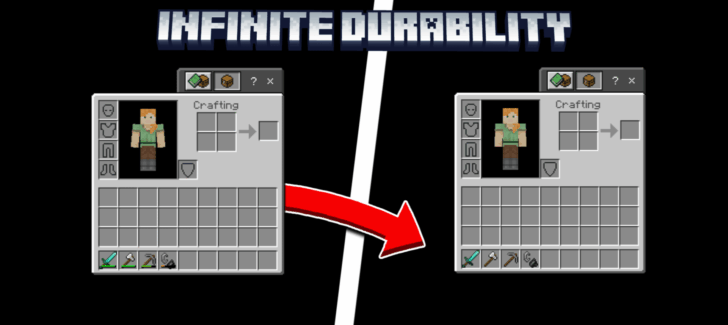 Мод Infinite Durability [1.26] — бесконечная прочность инструментов и брони