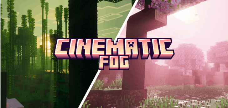 Текстуры Cinematic Fog [1.26] [1.21] — атмосферное выживание с яркими лучами солнца