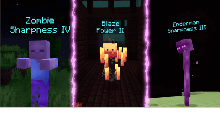 Мод Enchanted Mobs [1.26] — зачарованные мобы