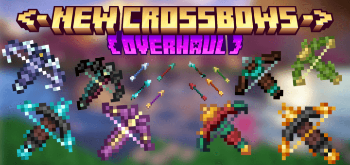 Мод New Crossbows Overhaul [26.30] [1.21] — 8 новых арбалетов