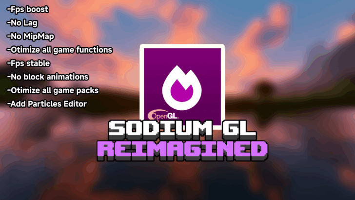 Текстуры Sodium GL Reimagined [1.26] — снижение нагрузки на видеокарту