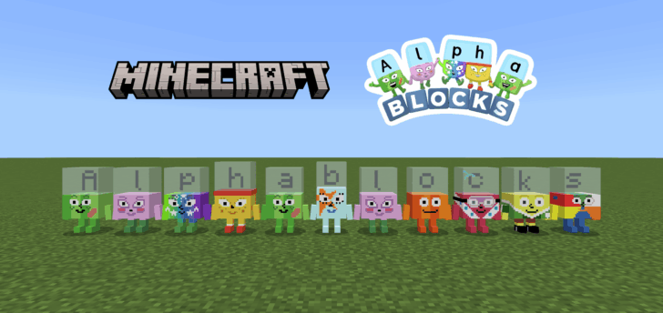 Мод Alphablocks [1.26] — мобы-буквы прям как в Alphablocks