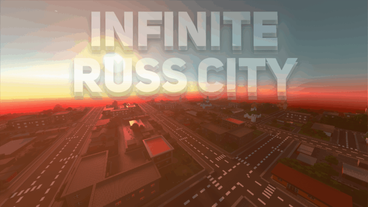 Карта The Infinite Russ City [1.26] [1.21] — бесконечный город