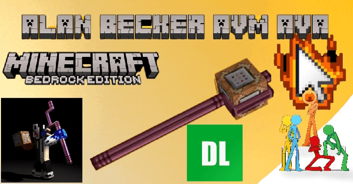 Мод Alan becker AvM AvA [1.26] — посохи из командных блоков