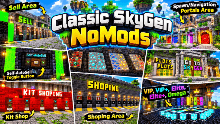 Карта SkyGen Classic-Theme [1.26] — классический SkyGen