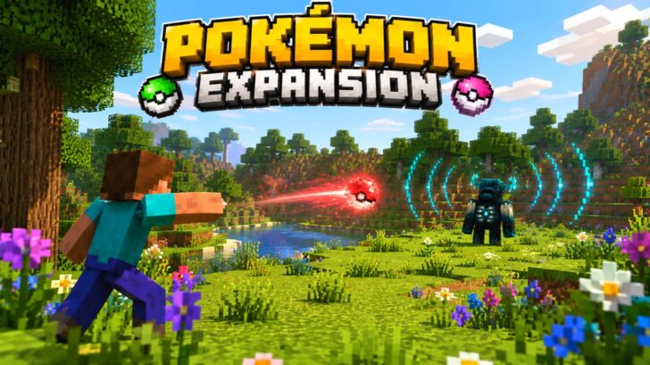 Мод Pokémon Expansion [1.26] — сферы для ловли мобов