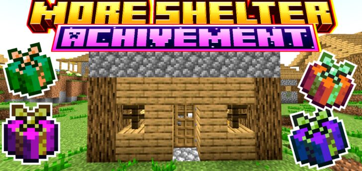 Мод More Shelter [1.26] [1.21] — укрытие всегда с собой