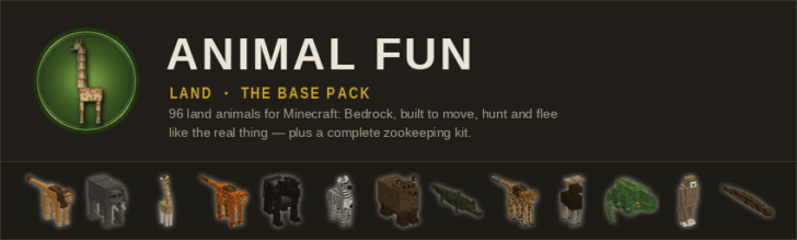 Мод Animal Fun [1.26] — новые виды животных