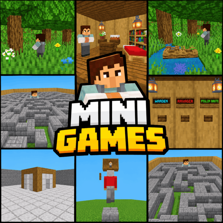 Карта Mini games by baku [1.26] — весёлые 4 мини-игры