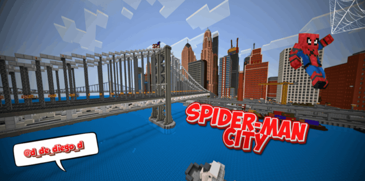Карта SpiderMan City [1.26] [1.21] [1.20] — Нью-Йорк, город человека-паука