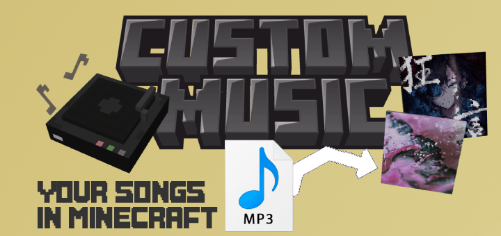 Мод Custom Music Discs [1.26] [1.21] — пластинки с вашей музыкой