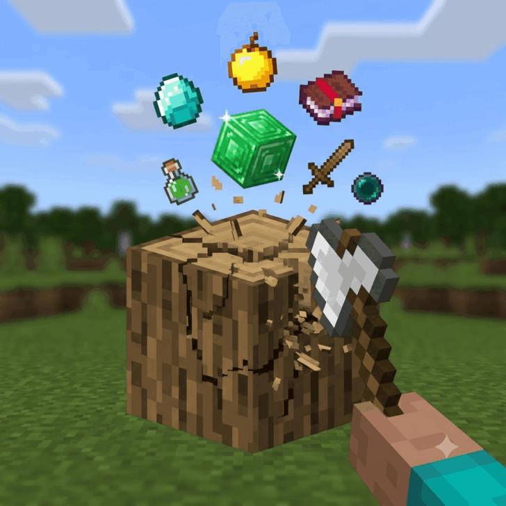 Мод Random Loot Block [1.26] — рандомный лут