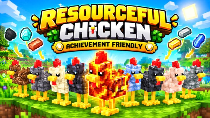 Мод Resourceful Chicken [1.26] [1.21] — полезные ресурсы вместо яиц
