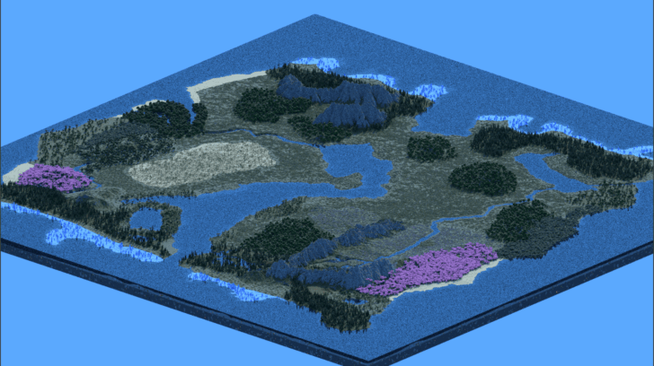 Карта Grand Plains Survival [1.26] — мир 2000 на 2000 блоков